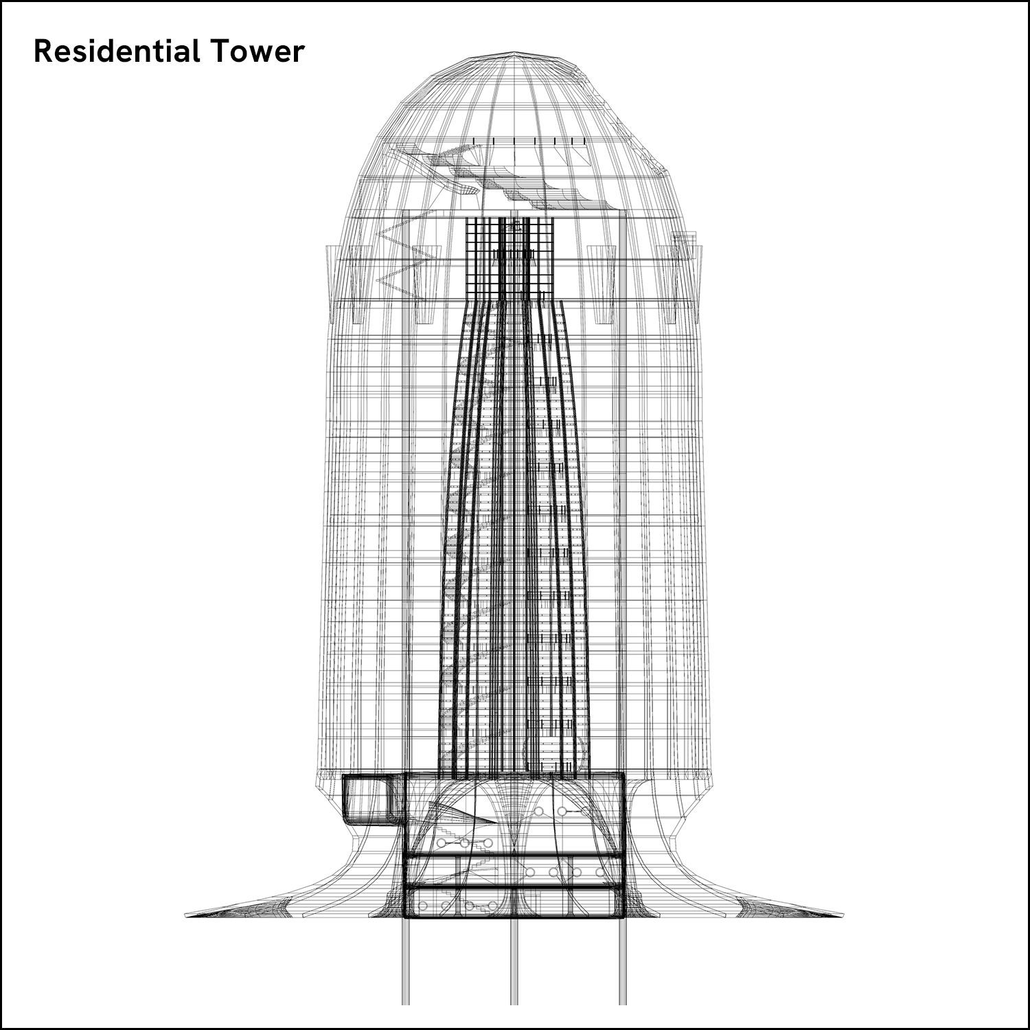 Rhizo Architecture Residential Tower